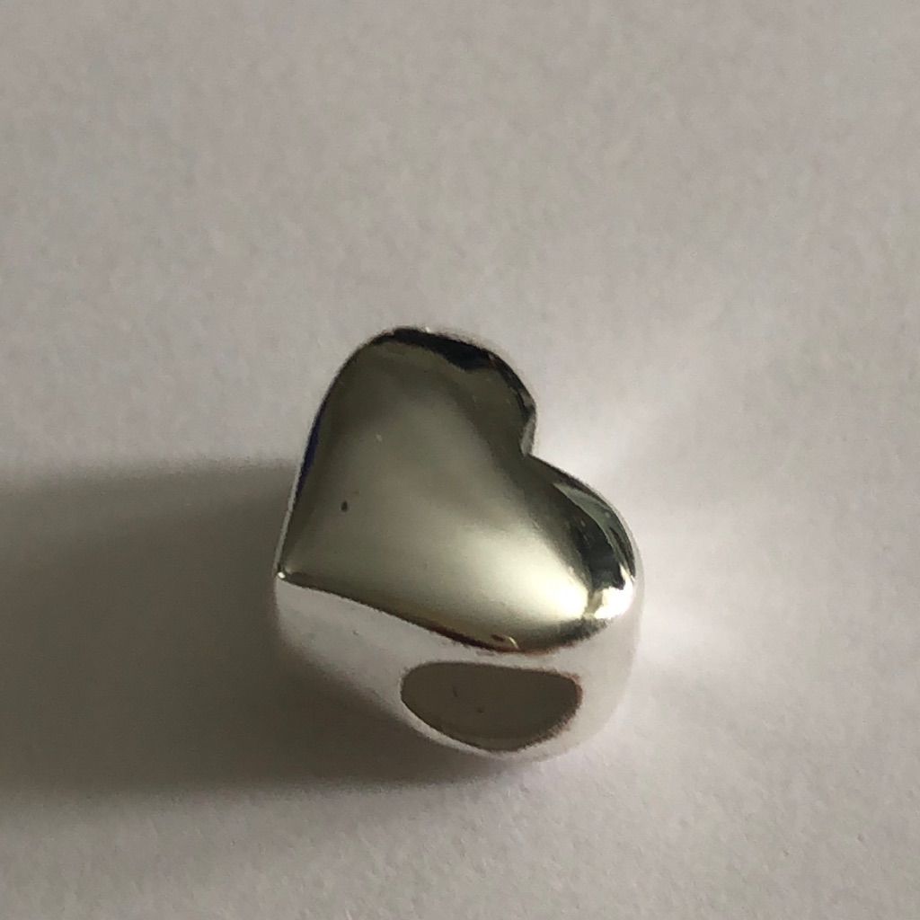 Nwot Sterling Silver Heart Charm